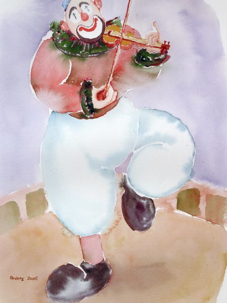 Klovn med violin (akvarel 35 x 24) - Kopi.jpg