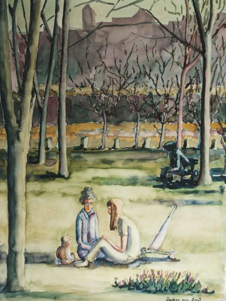 I Hampstead Park (akvarel 40 x 30).jpg