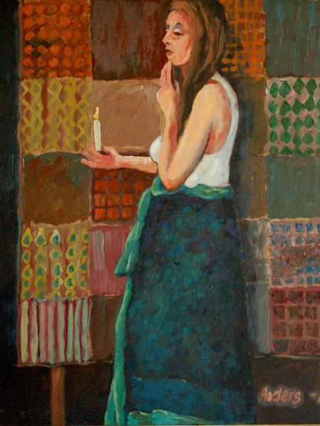 Kvinde med lys (akryl, olie 50 x 40).jpg