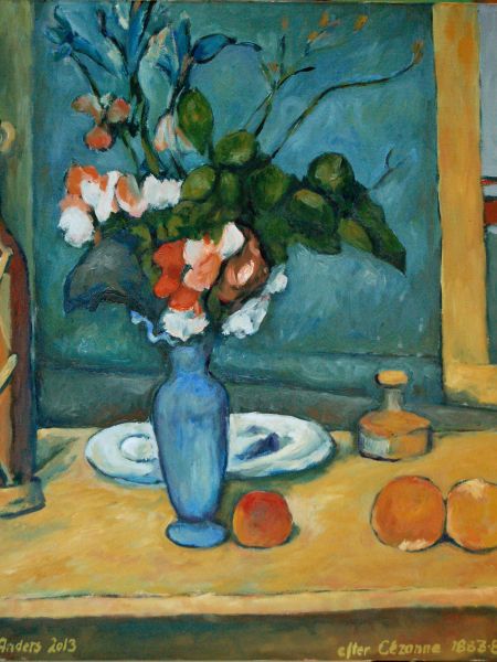 Den blå vase Cezanne 1883-87 (akryl, olie 50x 40).jpg