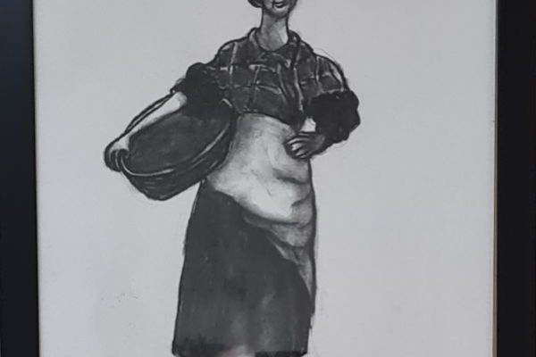 Bondekone i Galway 1900 (kul på papir)´40 x 30).jpg