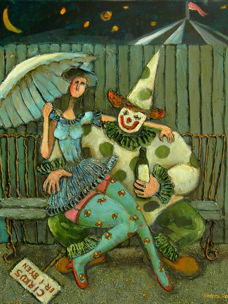 Cirkus_er_i_byen_-_med_vinflaske_spartel_akryl_60_x_50.jpg