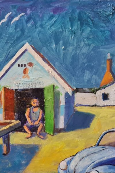 Foran Havets Synner Snogebæk (olie 40 x 40).jpg