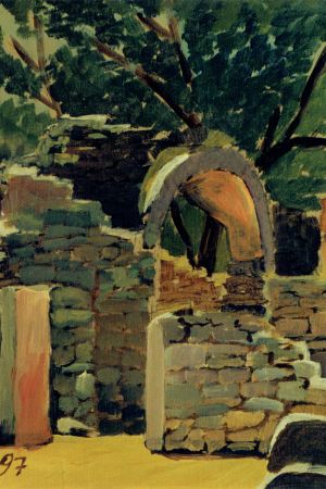 Fra_den_antikke_by_Iasos_akryl_1997_1.jpg