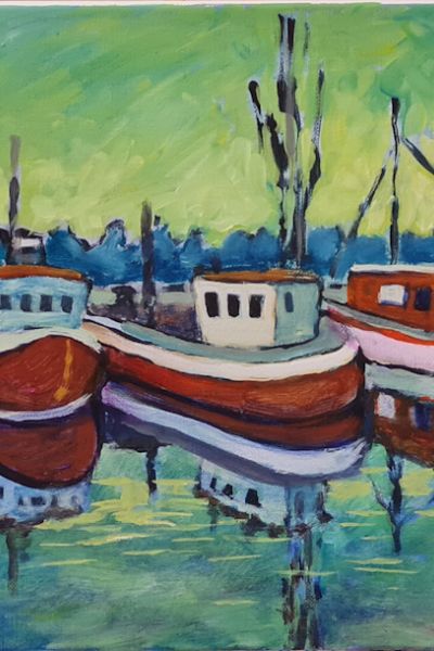 Fra Snogebæk Havn (akryl 30 x 40).jpg