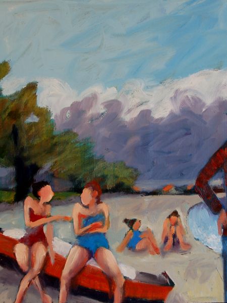 Lucky_Luke_pa_Snekkersten_Strand_olie_30_x_40.jpg