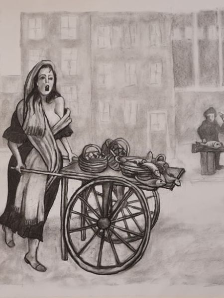 Molly Malone og fiskekoner, Dublin.jpg