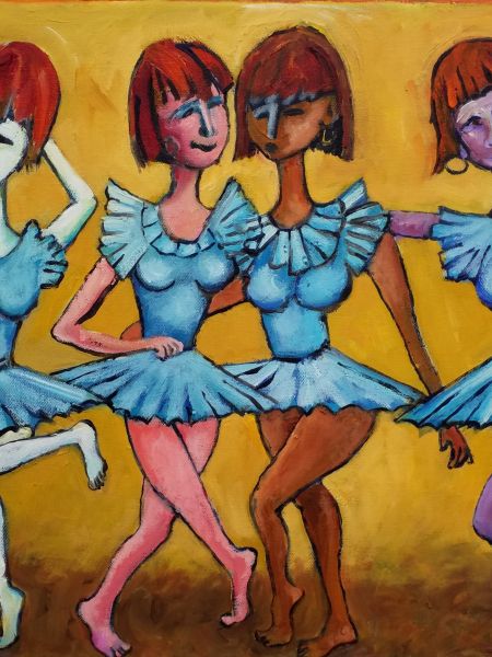 Poserende_ballerinaer_olie_40_x_50.jpg
